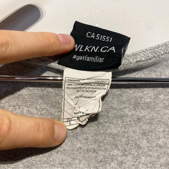 🛍️4 for 20$ / WLKN Tank Top / Grey / L - Picture 3 of 7